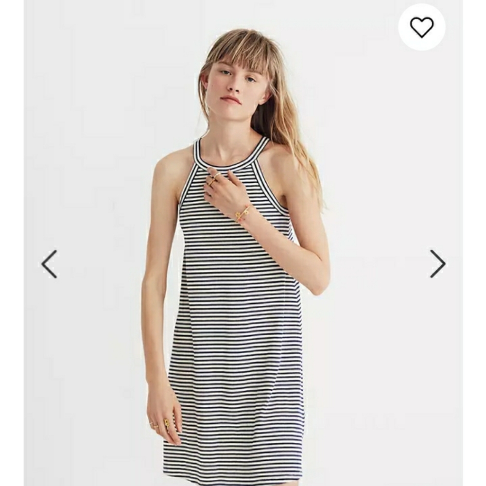 MADEWELL DISTRICT DRESS IN STRIPE SZ XXL